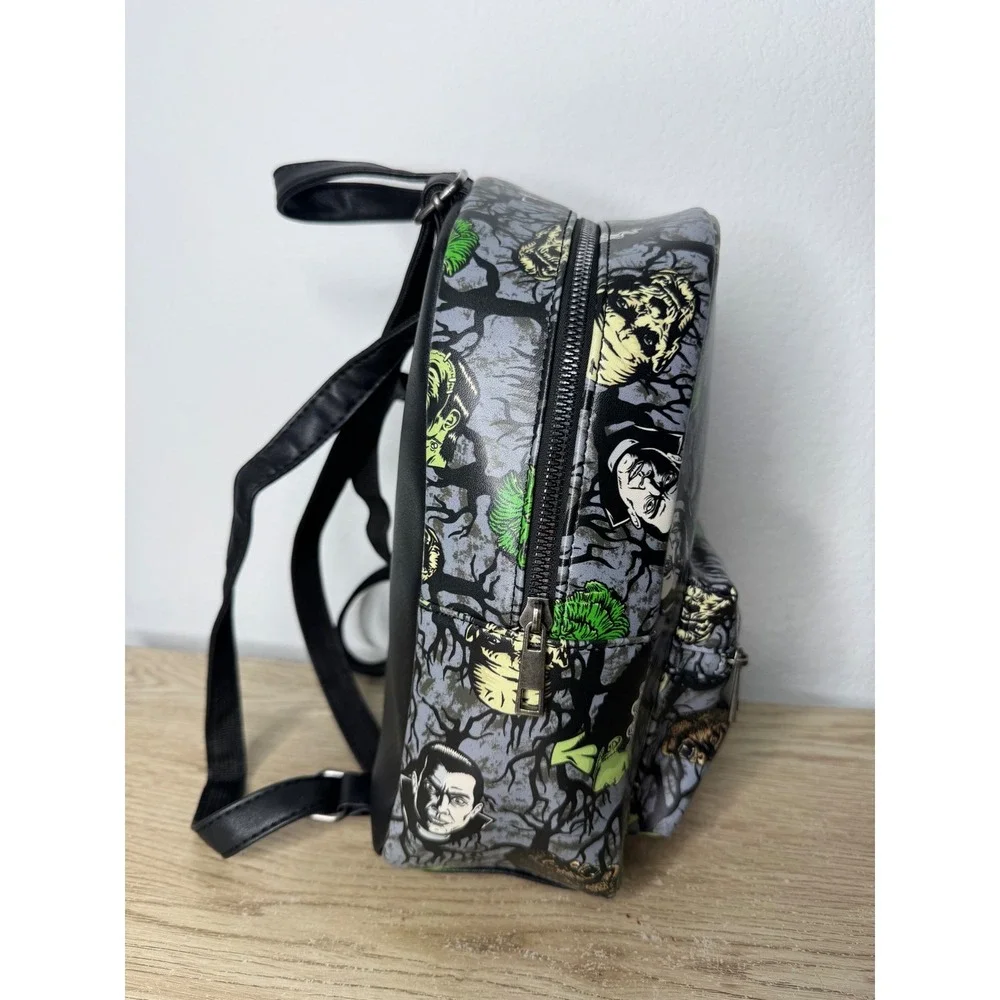 Universal Studios Bioworld Monsters Mini Backpack Frankenstein Dracula Wolfman